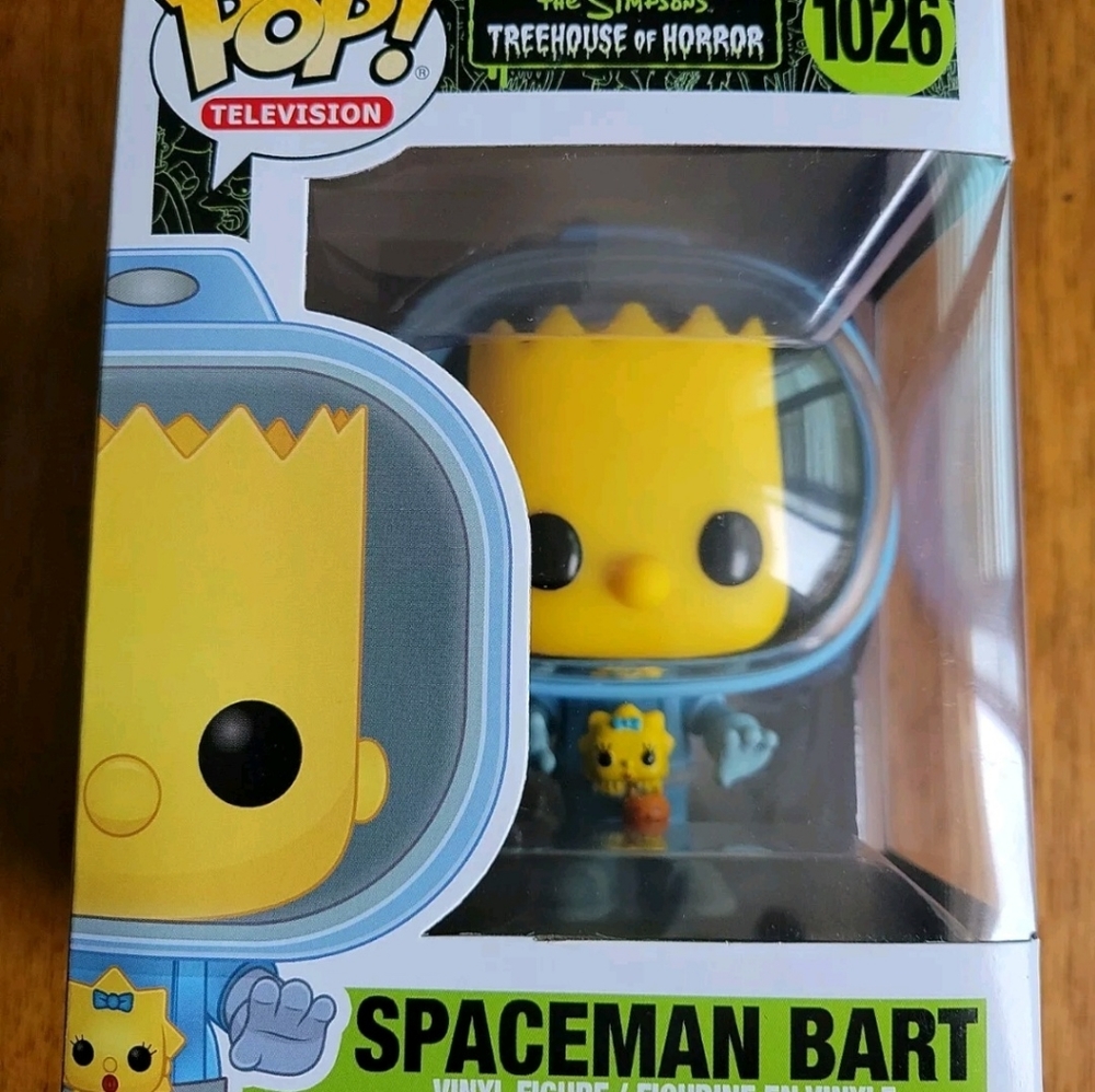 Funko Pop Spaceman Bart Simpson Vinyl Figure # 1026